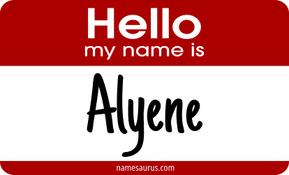 Hello my name is Alyene png download