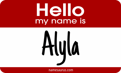 Hello my name is Alyla png download