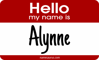 Hello my name is Alynne png download