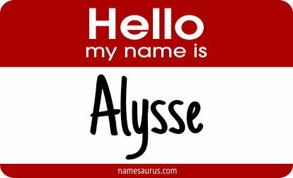 Hello my name is Alysse png download