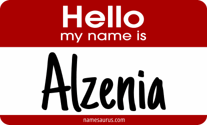 Hello my name is Alzenia png download