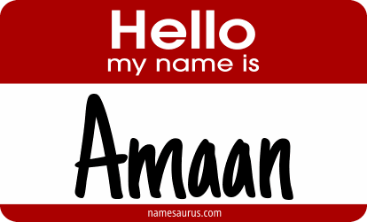 Hello my name is Amaan png download