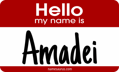 Hello my name is Amadei png download