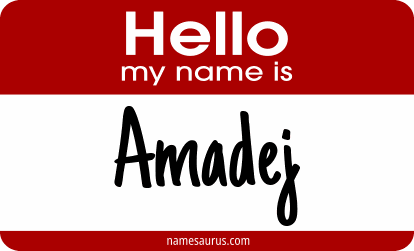 Hello my name is Amadej png download