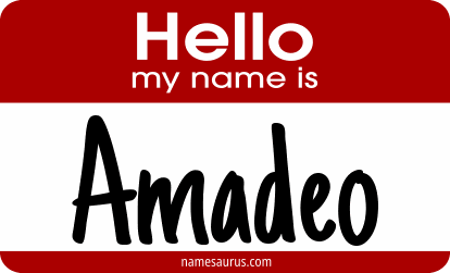 Hello my name is Amadeo png download
