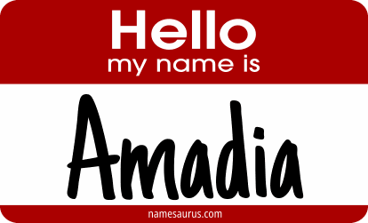 Hello my name is Amadia png download