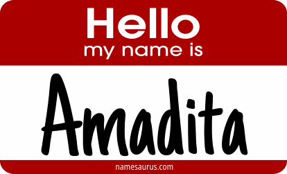 Hello my name is Amadita png download