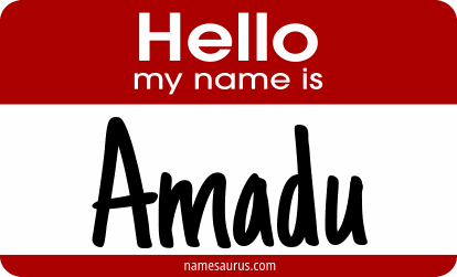 Hello my name is Amadu png download