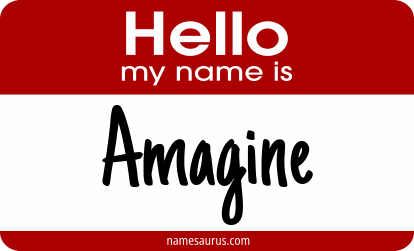 Hello my name is Amagine png download