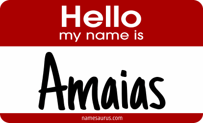 Hello my name is Amaias png download