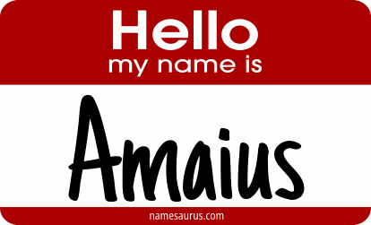 Hello my name is Amaius png download