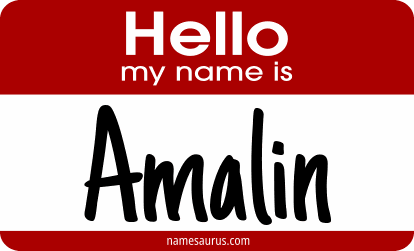 Hello my name is Amalin png download