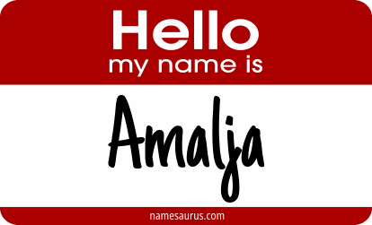 Hello my name is Amalja png download