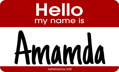Hello my name is Amamda png download