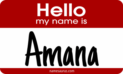 Hello my name is Amana png download