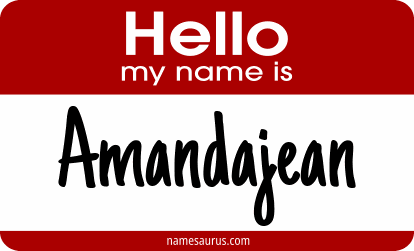 Hello my name is Amandajean png download