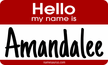 Hello my name is Amandalee png download