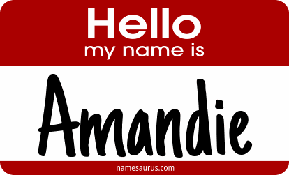 Hello my name is Amandie png download