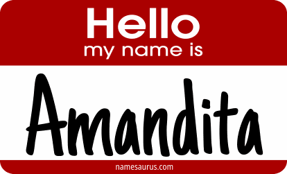 Hello my name is Amandita png download