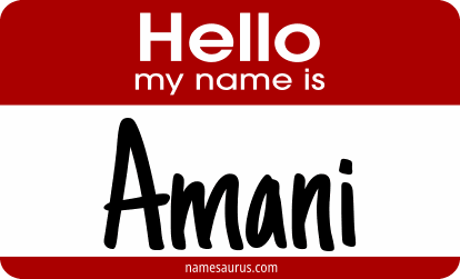 Hello my name is Amani png download
