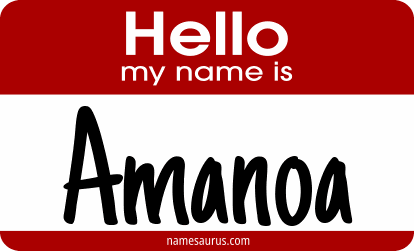 Hello my name is Amanoa png download