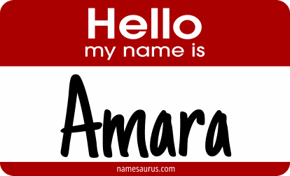 Hello my name is Amara png download
