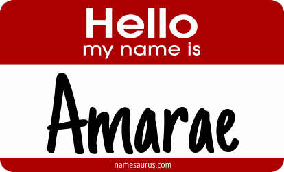 Hello my name is Amarae png download