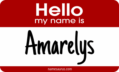Hello my name is Amarelys png download
