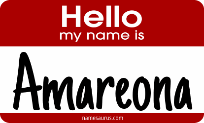 Hello my name is Amareona png download
