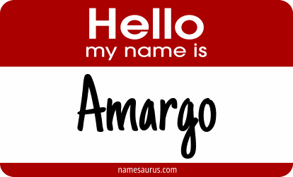 Hello my name is Amargo png download