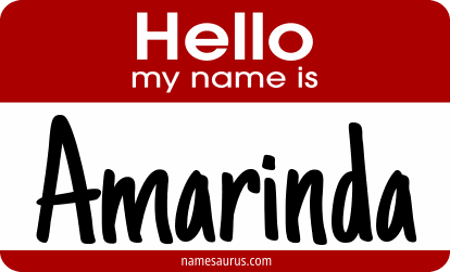 Hello my name is Amarinda png download