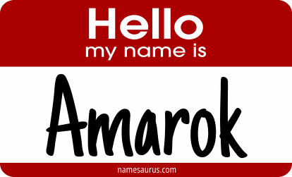 Hello my name is Amarok png download