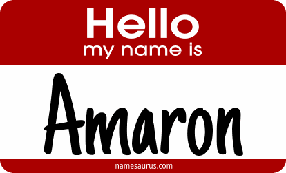 Hello my name is Amaron png download