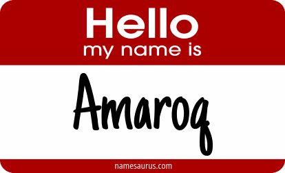 Hello my name is Amaroq png download