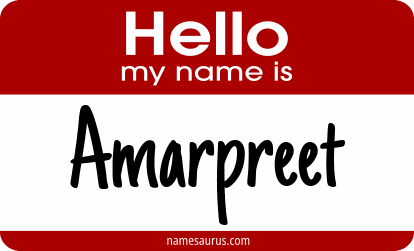Hello my name is Amarpreet png download