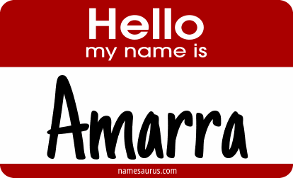 Hello my name is Amarra png download
