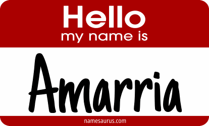 Hello my name is Amarria png download