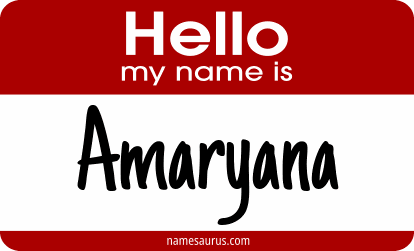 Hello my name is Amaryana png download