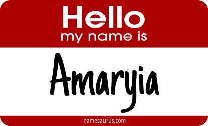Hello my name is Amaryia png download