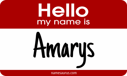 Hello my name is Amarys png download