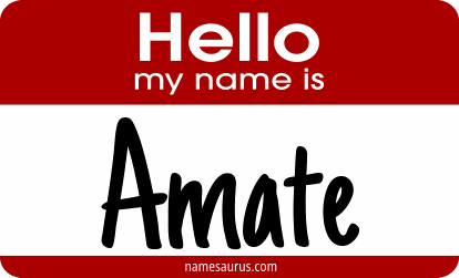 Hello my name is Amate png download