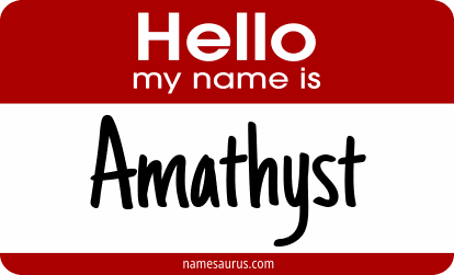 Hello my name is Amathyst png download