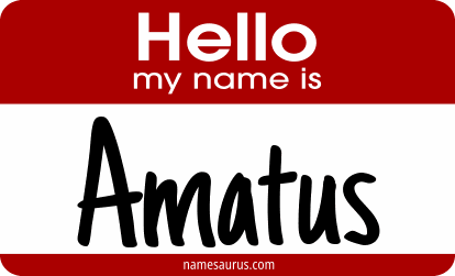 Hello my name is Amatus png download