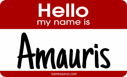 Hello my name is Amauris png download