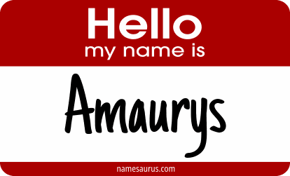 Hello my name is Amaurys png download