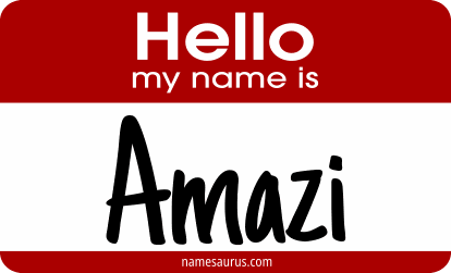 Hello my name is Amazi png download