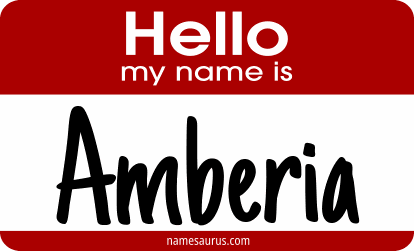 Hello my name is Amberia png download