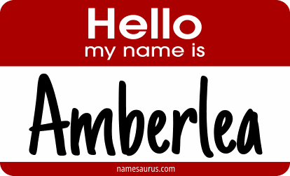 Hello my name is Amberlea png download