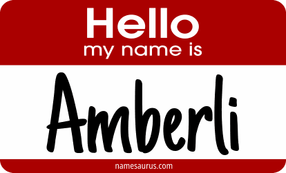 Hello my name is Amberli png download