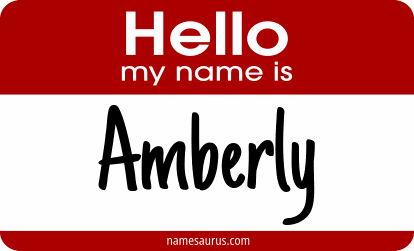 Hello my name is Amberly png download